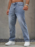 Straight Leg Loose Fit Casual Jeans