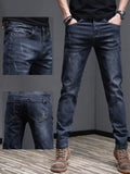 Slim Fit Straight Leg Jeans
