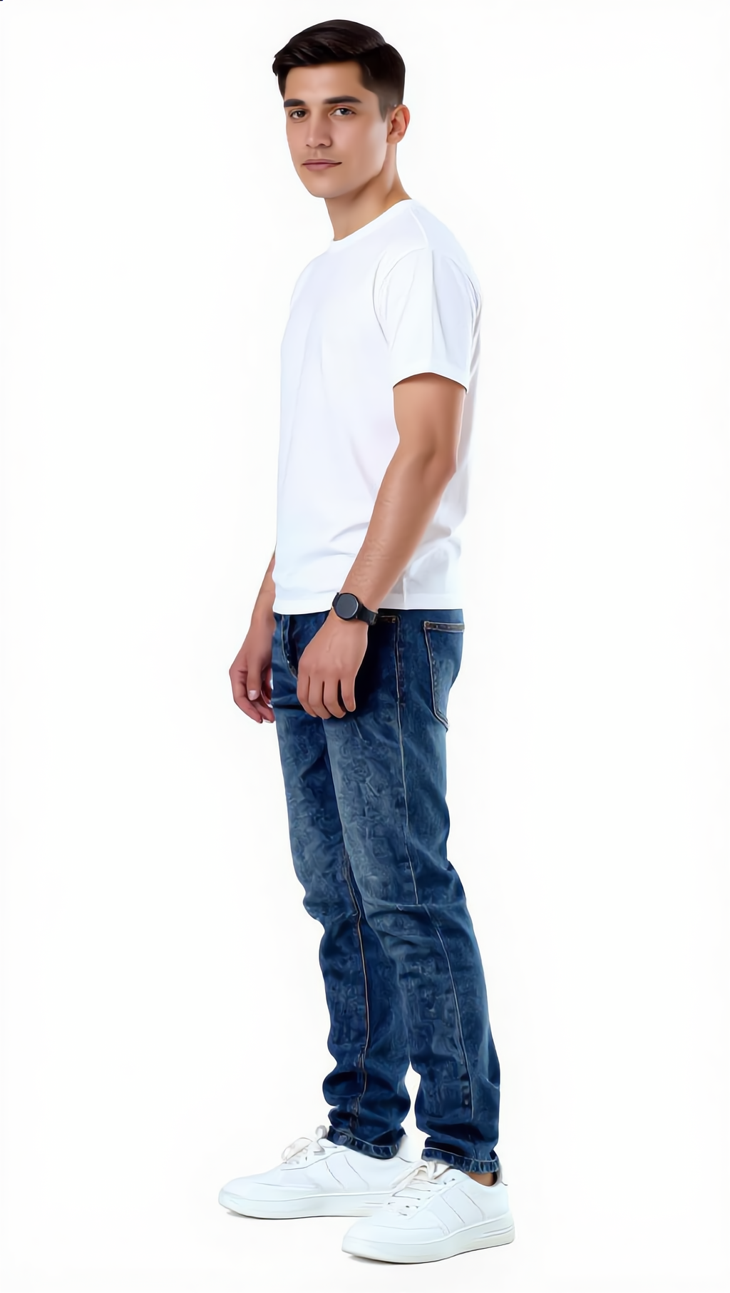 Regular Fit Elastic Denim Jeans