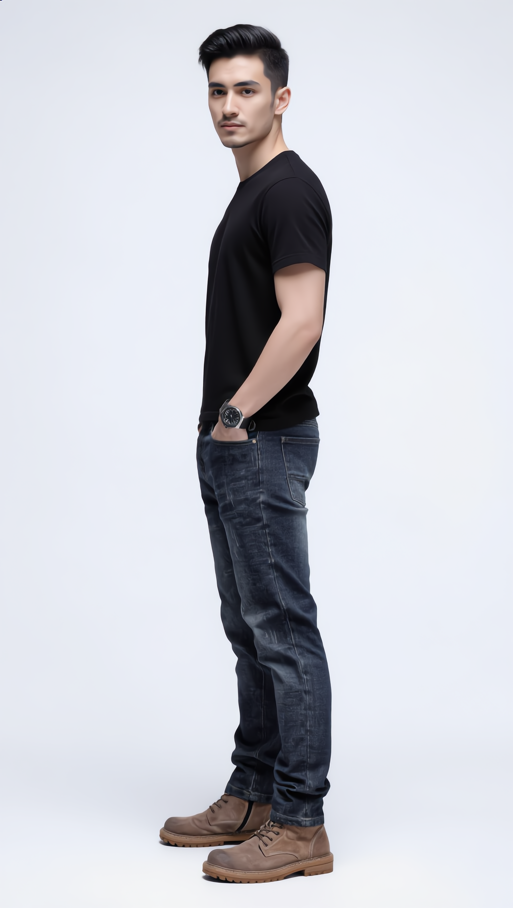 Slim Fit Straight Leg Jeans