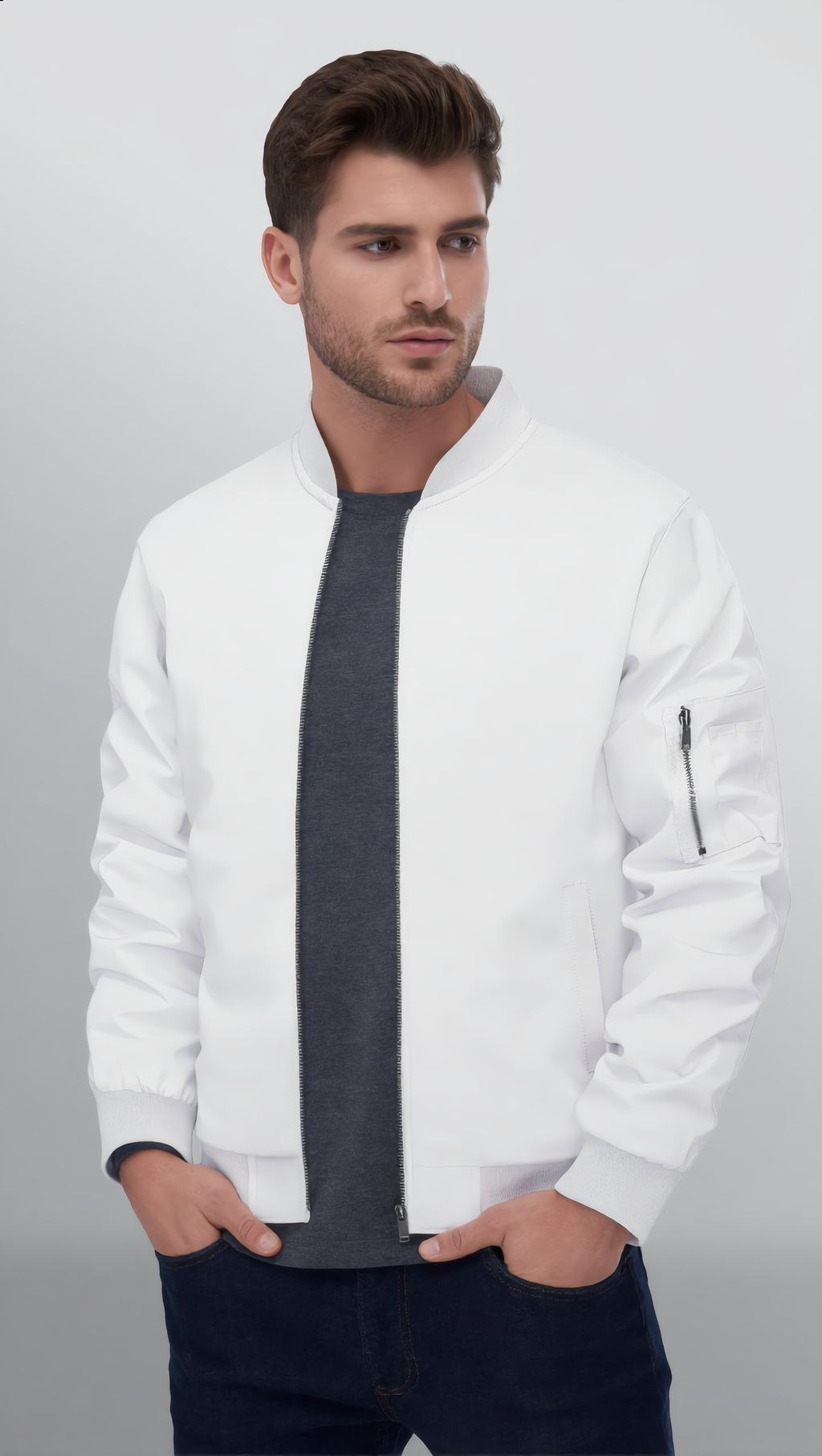Lightweight Casual Bomber Jacket