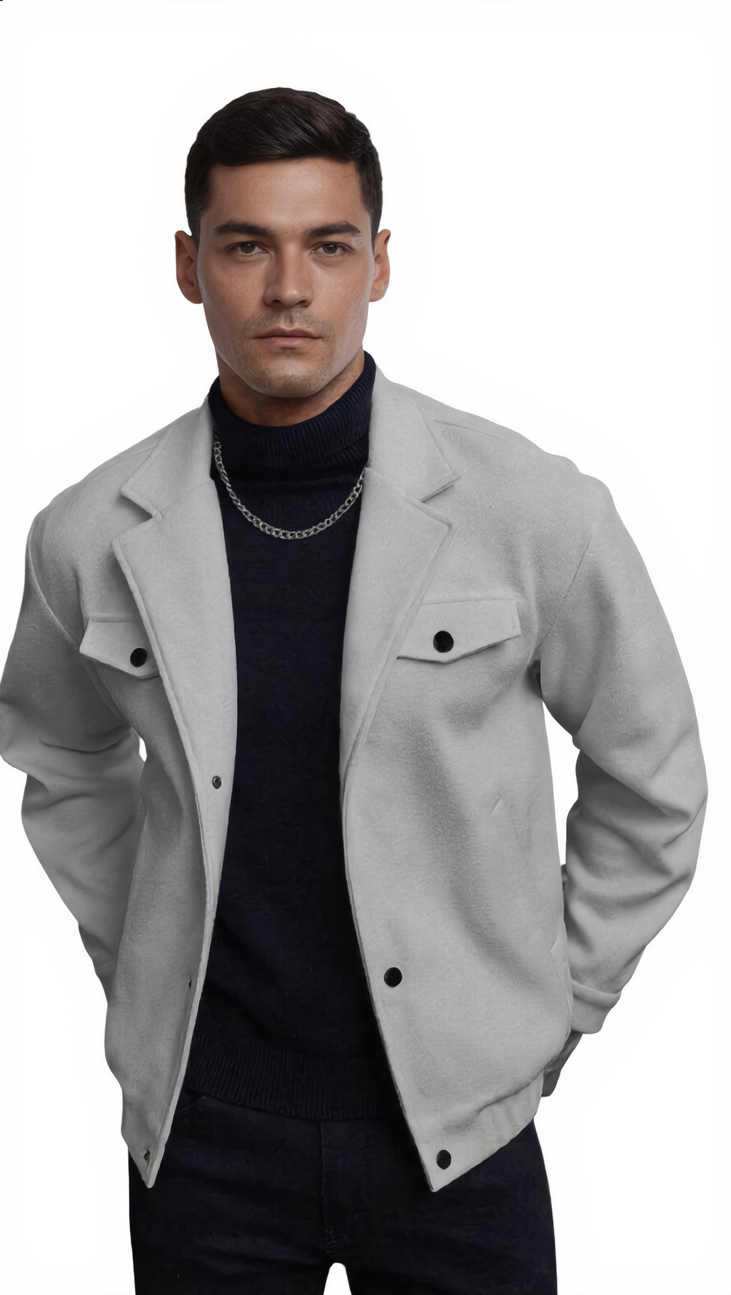 Long Sleeve Overcoat 
